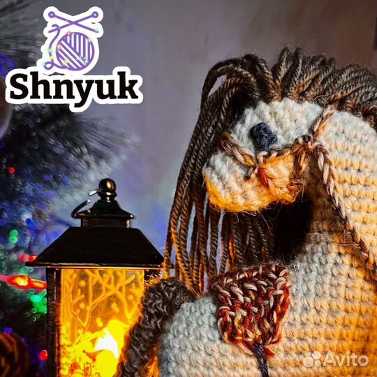 Вязаная лошадка