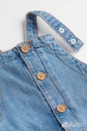 Джинсовый комбинезон новый