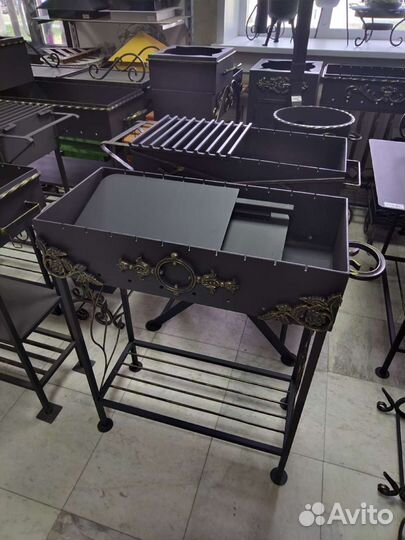 Мангалы в ассортименте, печи под казан