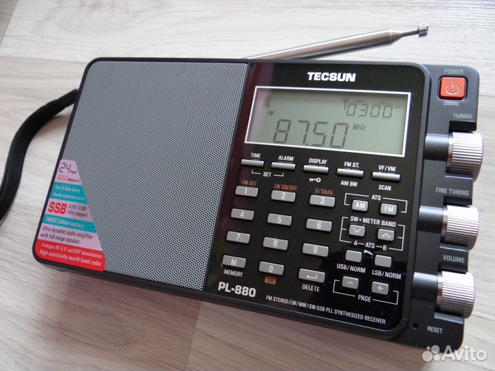 Радиоприемники Tecsun PL-880 (в кейсе). Новые