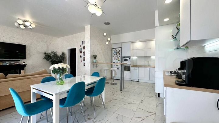 3-к. квартира, 104 м², 2/6 эт.