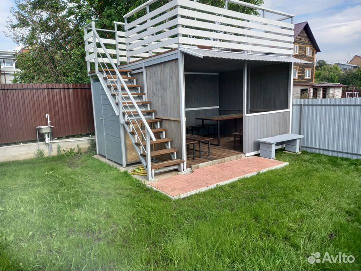 Беседка с мангалом