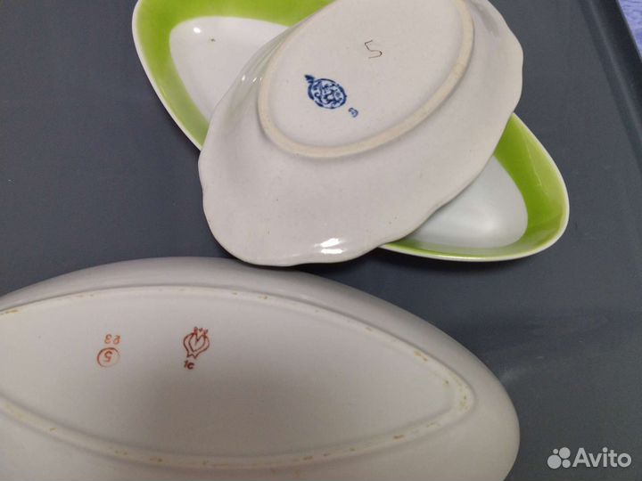 Селедочницы фарфор