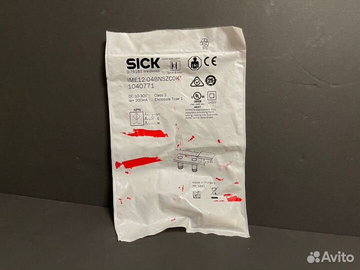 Sick IME12-04bnszc0K 1040771 датчик, новый, 1 шт