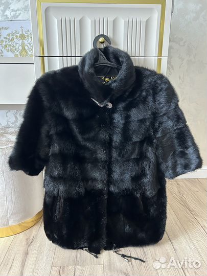 Шуба норковая автоледи черный бриллиант