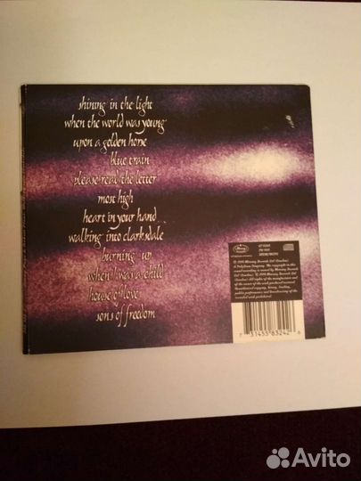 CD Page& Plant Walking into Clarksdale 1998 UK