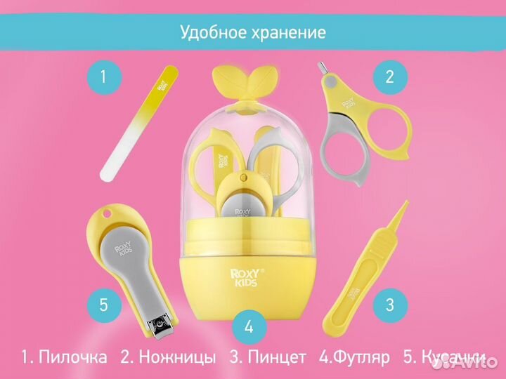 Маникюрный набор Roxy-kids Листик