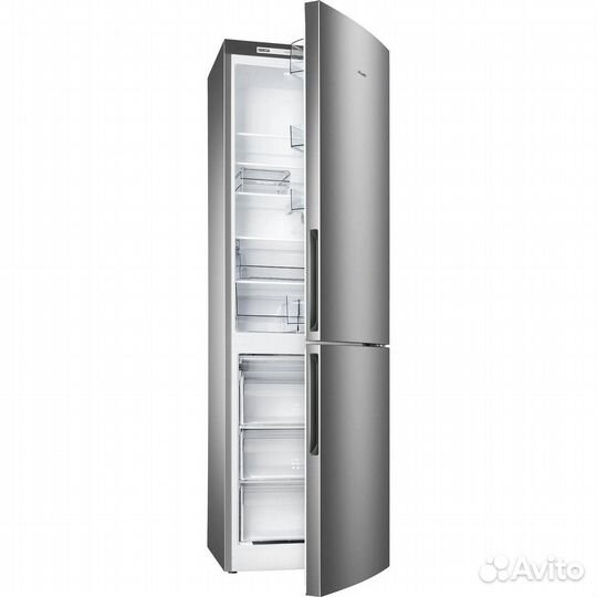 Холодильник атлант. Новый. 187 см. Серебристый