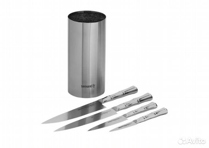 Набор ножей и подставки Samura Bamboo (новый)