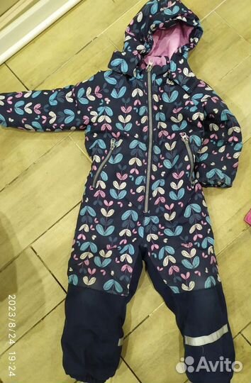 Зимний комбинезон для девочки 110 бу