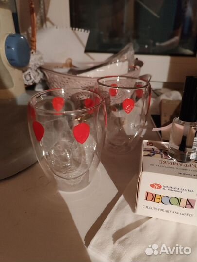 Акриловые краски по стеклу и керамике