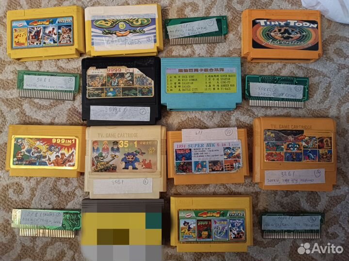 Картриджи для Денди