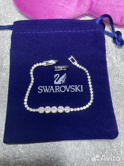 Браслет с кристаллами Swarovski