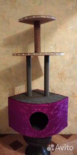 Домик для кошки с кохтеточкой