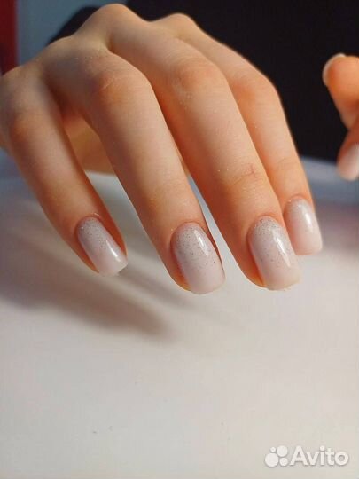 Гель лак с маникюром