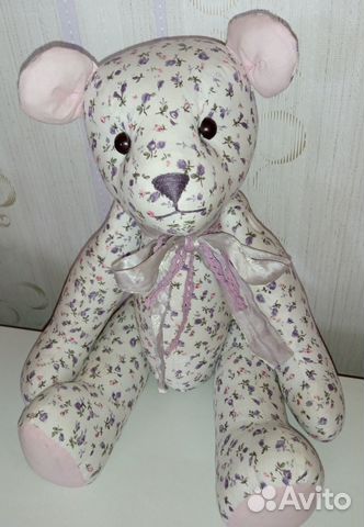 Медведь текстильный, мягкая игрушка