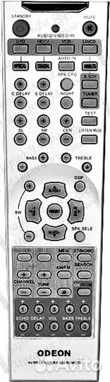 Пульт аналог Odeon RX-828