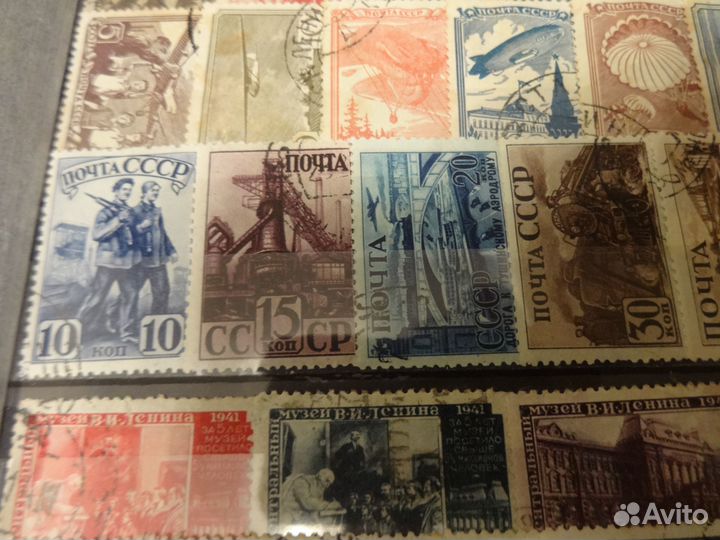 Марки СССР до 1941 3 блока