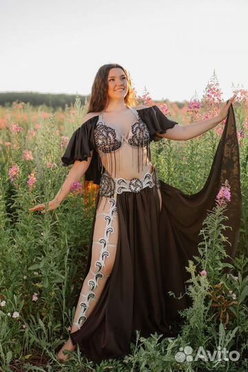 Костюм для восточных танцев основа