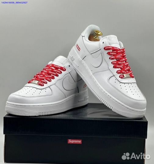 Кроссовки Nike Air Force 1 Low & Supreme (Арт.35950)