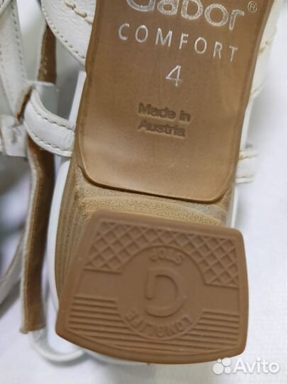 Балетки, туфли, босоножки Gabor 39-40 ст25,5-26 см