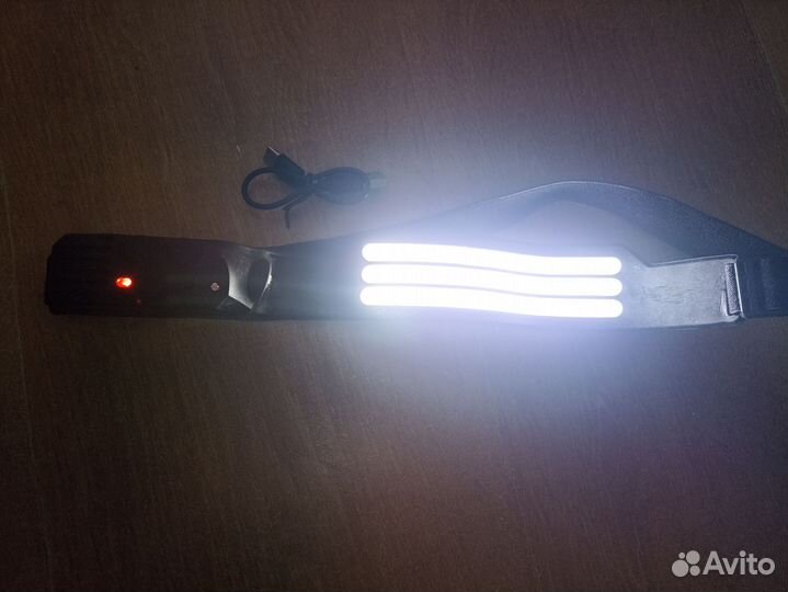 Фонарь налобный сенсорный