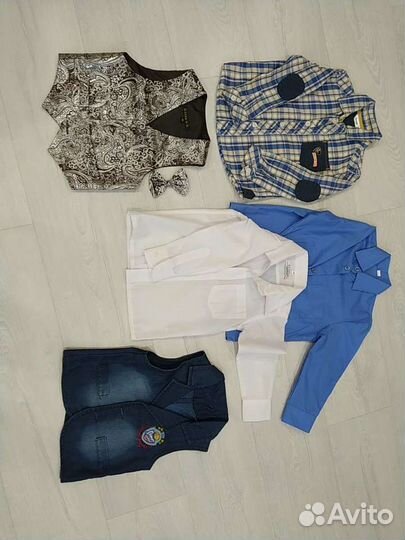 Рубашки, жилетки р-р 86-92-98, 1-3г