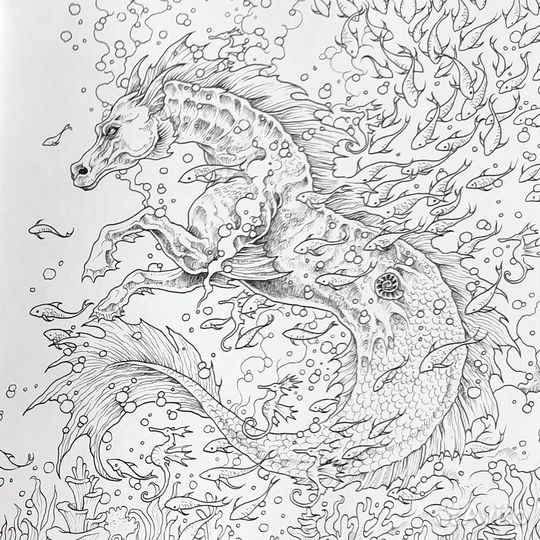 Раскраска для взрослых. Mythomorphia