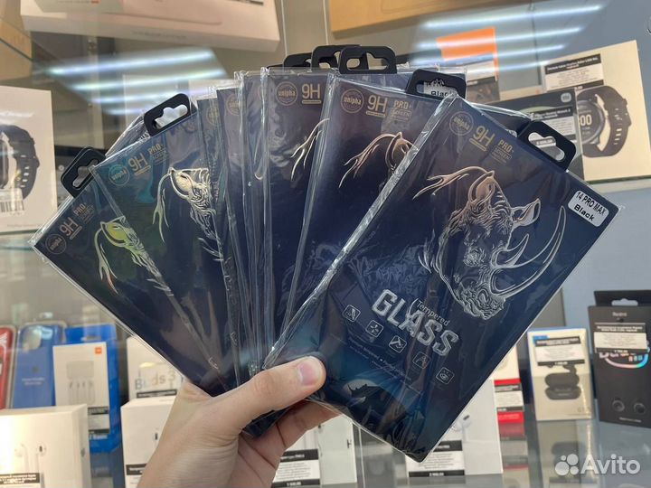 Защитное стекло iPhone 14 PRO MAX (Качество)