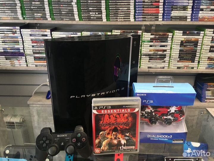 Sony PS3 + Два джойстика + Tekken 6