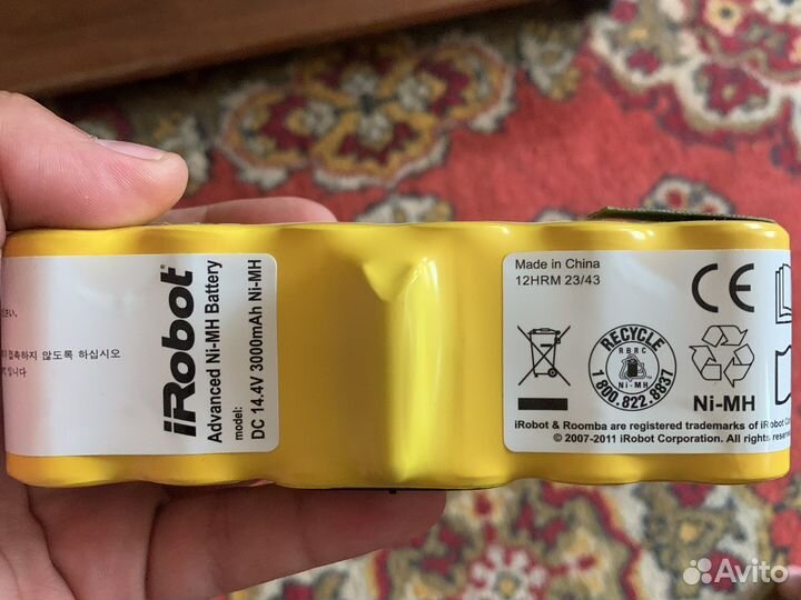 Аккумулятор для робота пылесоса iRobot