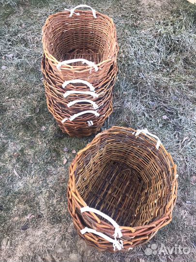 Корзины, коробкИ. Из лозы