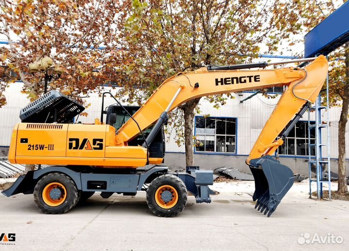 Колёсный экскаватор HENGTE HT215W, 2024