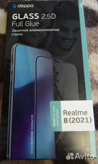 Защитное стекло realme 8