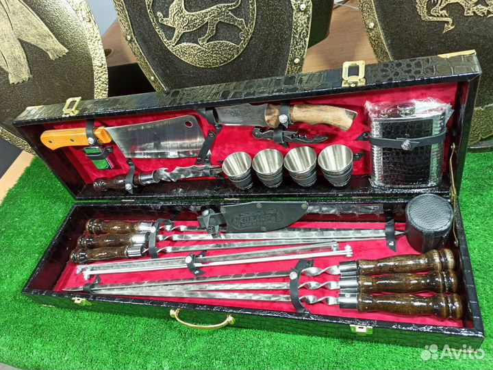 Набор шашлычный в кейсе