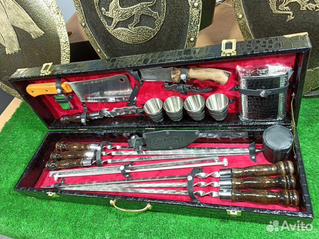 Набор шашлычный в кейсе