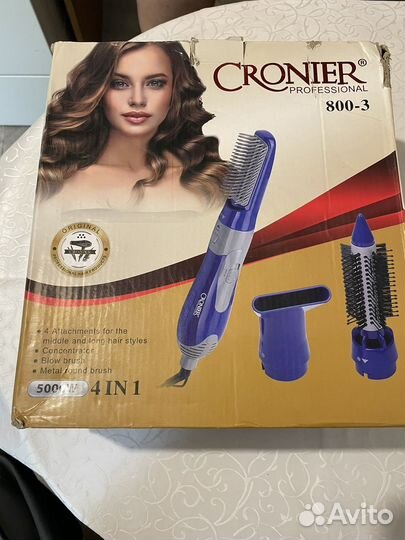 Щетка-фен Cronier с 3 насадками