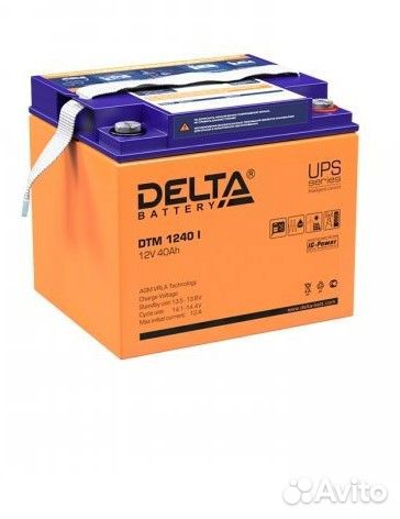 Аккумулятор Delta DTM 1240 I (12V / 40Ah)