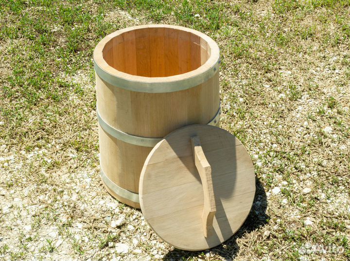Дубовые кадки для засолки от 10 до 50 литров
