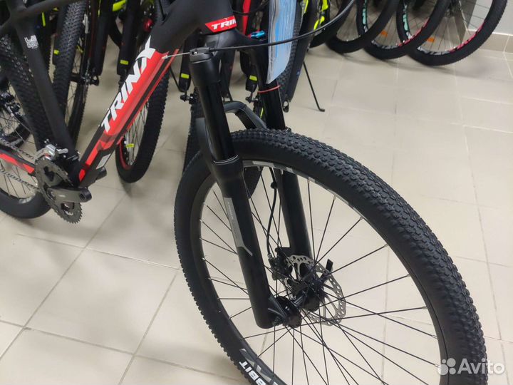 Велосипед 27.5 Trinx X1 elite черный мат/белый/кр