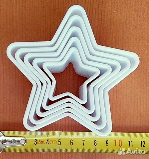 Формы для печенья звезда 5 штук Mayer boch