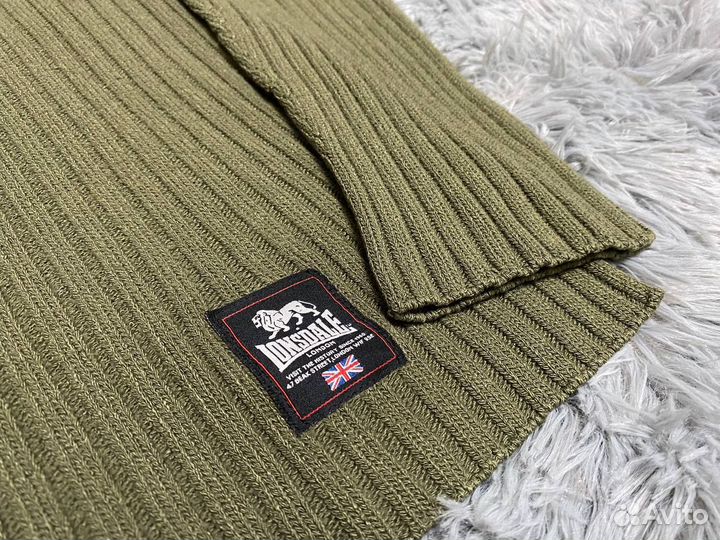 Свитер 1/4 зип lonsdale оригинал