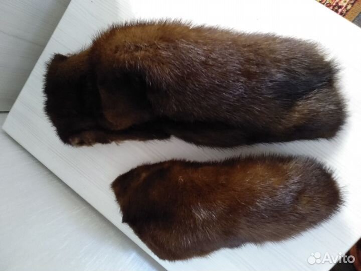 Мех от шапки норки