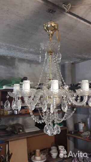 Люстра хрустальная богемия чехия