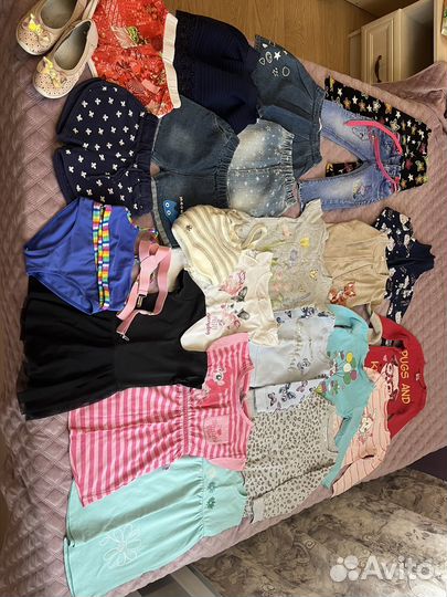 Пакет одежды на девочку 1-3 года