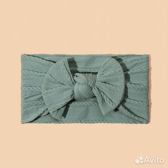 Повязка на голову для девочки 0-3 лет новая