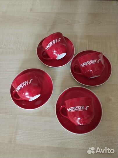 Кофейный набор на 4 персоны, 8 предметов, новый