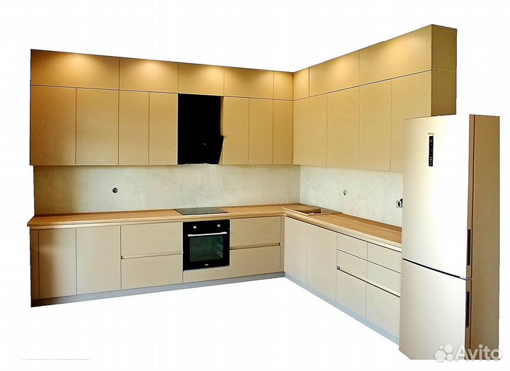 Кухня на заказ с фасадом из лдсп