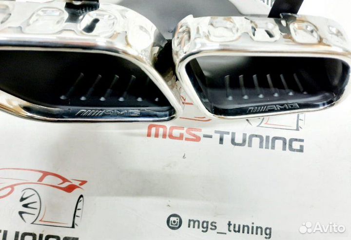 Насадки 63 AMG Chrome на Mercedes GLS-Class X167