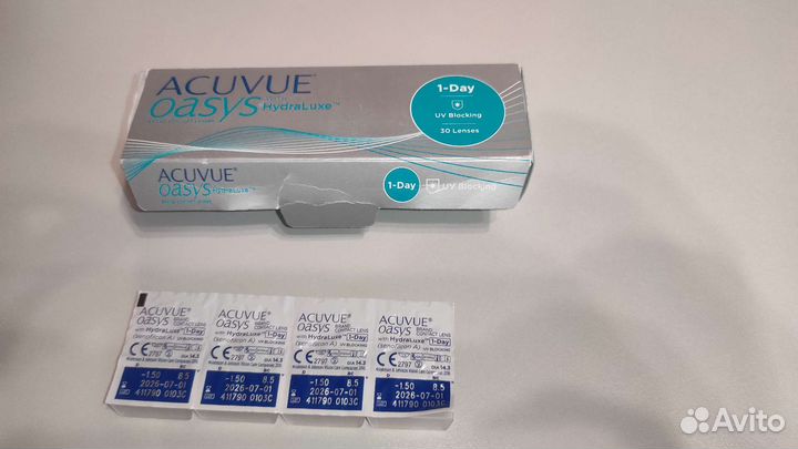 Линзы контактные acuvue oasys hydraluxe